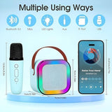 K12 Wireless Audio Microphone Bluetooth Speaker Portable Stereo