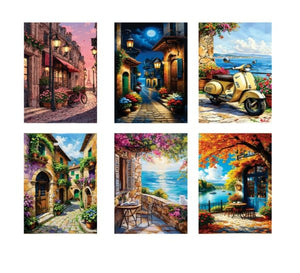 Pack Of 6 Sticky Wooden Canvas Frames