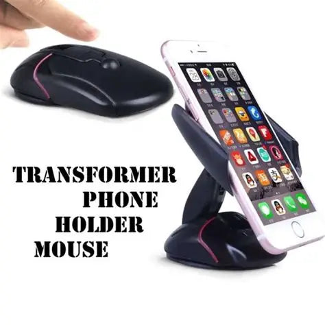 Mouse Shaped Mobile Hder Desk Holder One Touch Open