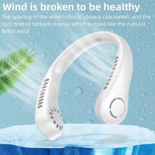 Portable Rechargeable Neck Fan – Neck Fan For Summer