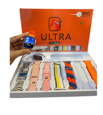 7 In 1 Ultra Smart Watch | Bluetooth Calling | Wireless Charging