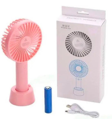 Handheld 3 Speed Strong Wind Electric Small Mini Cooling Fan