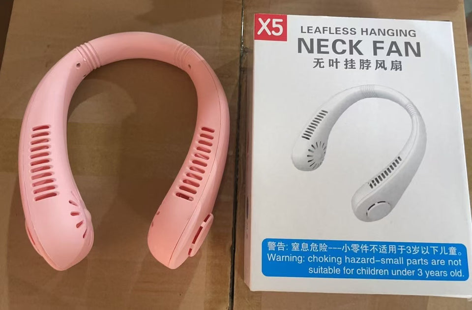 Portable Rechargeable Neck Fan – Neck Fan For Summer
