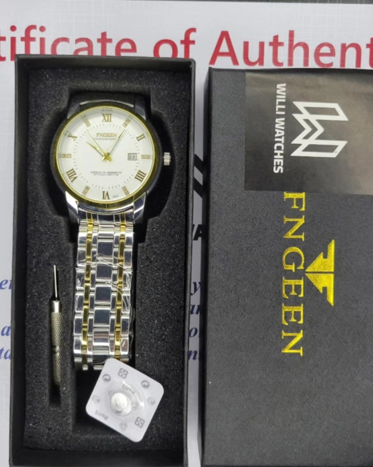 Original – Fngeen Men’s Calendar Fashion Casual Business Watch