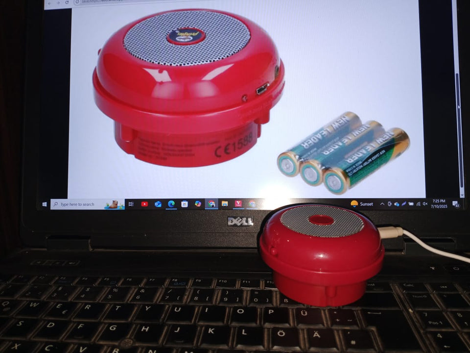 Mini Portable Bluetooth Speaker | Usb Rechargeable & Battery Powered