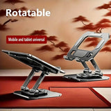 360° Rotating Metal Tablet & Mobile – Adjustable, Foldable, And Portable Desk