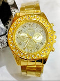 Luxury Stainless Steel Watch For Girls