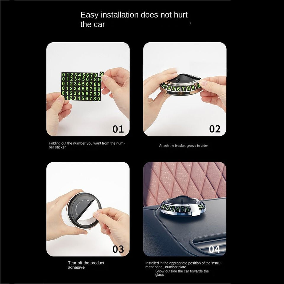 2 In 1 Dashboard Car Phone Holder With Navigation Bracket – 360° Rotation Phone Bracket For Car Use